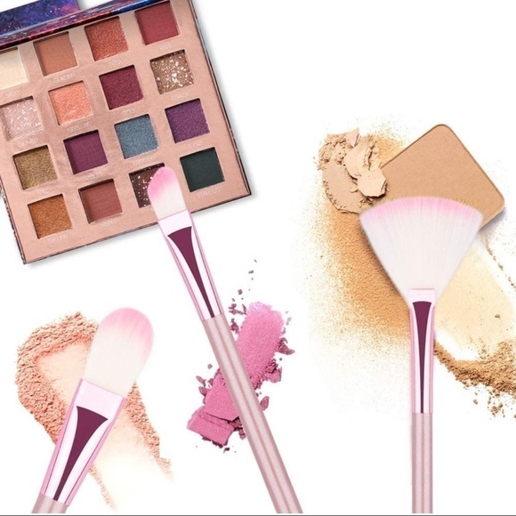 New - 22Pcs Premium, Soft Bristles Pink Makeup Brush Set With Case - Picture 5 of 7